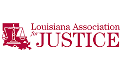 Logo Recognizing Bianca Law Firm's affiliation with the Louisiana Association for Justice