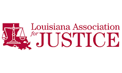 Logo Recognizing Bianca Law Firm's affiliation with the Louisiana Association for Justice